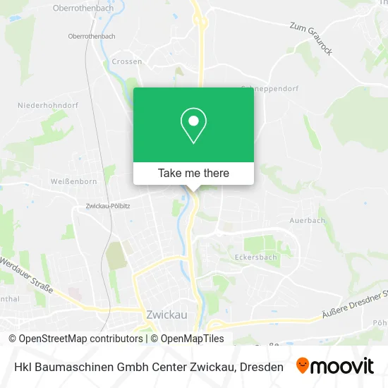 Карта Hkl Baumaschinen Gmbh Center Zwickau