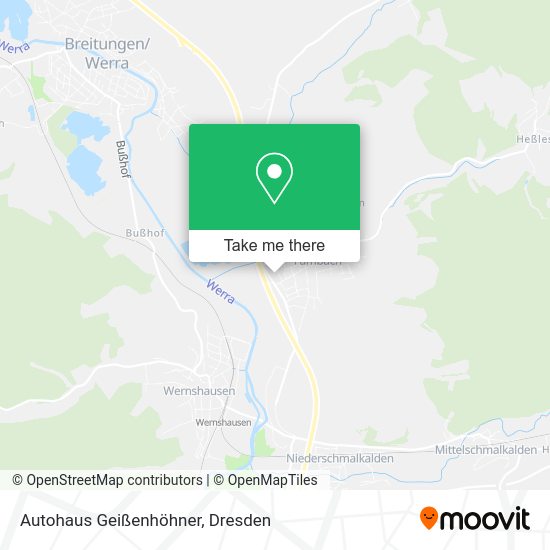 Карта Autohaus Geißenhöhner