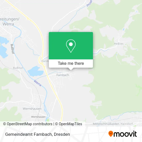 Карта Gemeindeamt Fambach