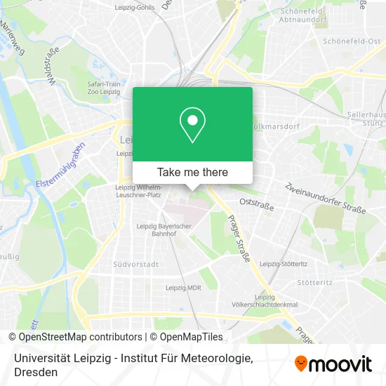 Карта Universität Leipzig - Institut Für Meteorologie