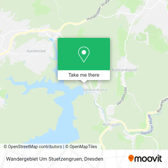 Карта Wandergebiet Um Stuetzengruen