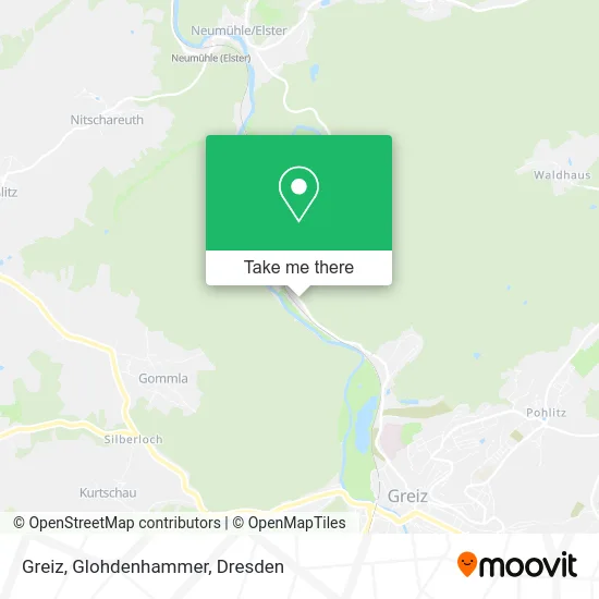 Карта Greiz, Glohdenhammer