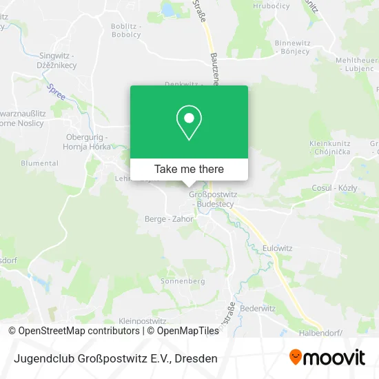Карта Jugendclub Großpostwitz E.V.