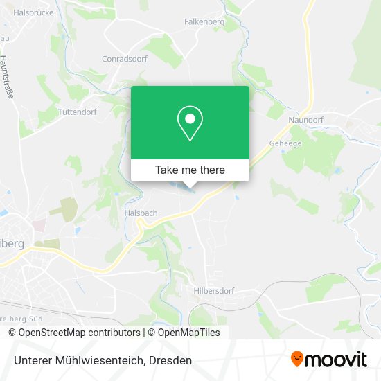 Карта Unterer Mühlwiesenteich