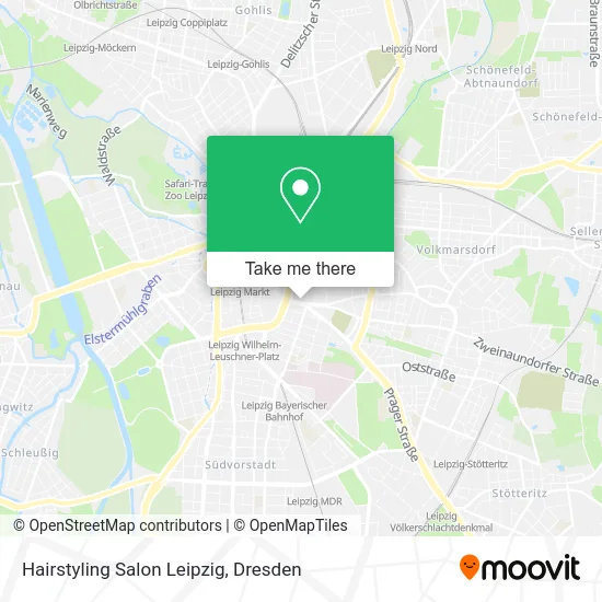 Карта Hairstyling Salon Leipzig