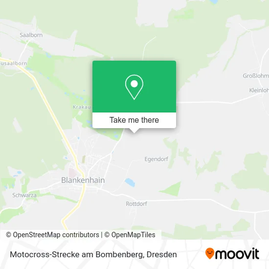 Карта Motocross-Strecke am Bombenberg