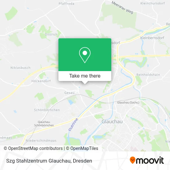 Szg Stahlzentrum Glauchau map