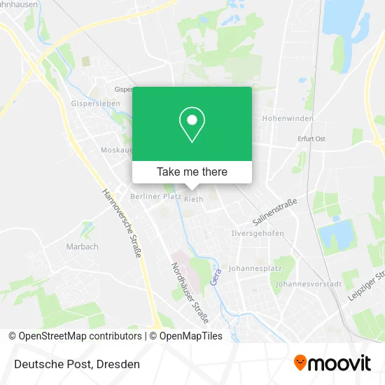 Карта Deutsche Post