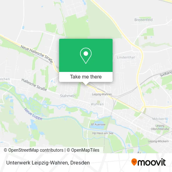 Карта Unterwerk Leipzig-Wahren