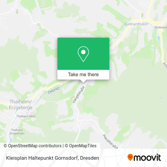 Карта Kleisplan Haltepunkt Gornsdorf