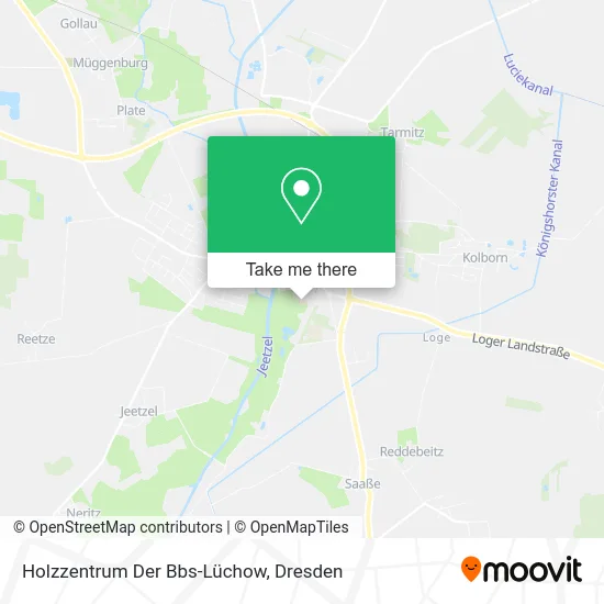 Карта Holzzentrum Der Bbs-Lüchow