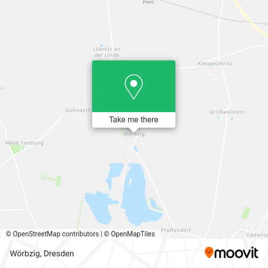 Карта Wörbzig