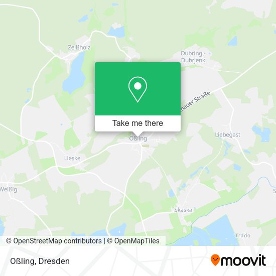 Карта Oßling