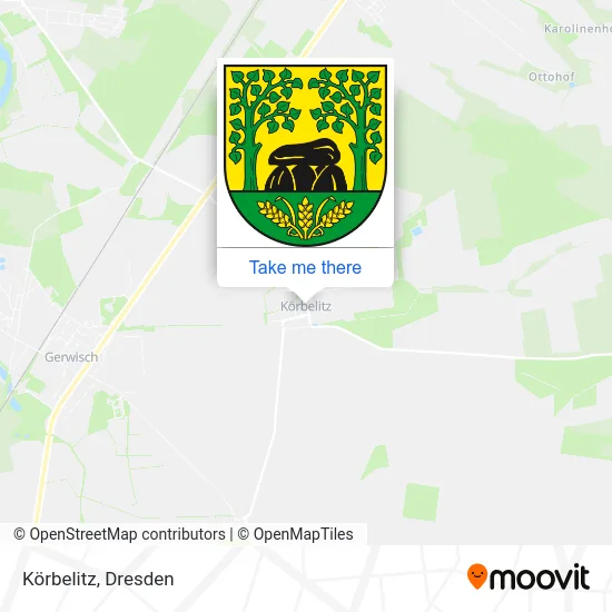 Карта Körbelitz