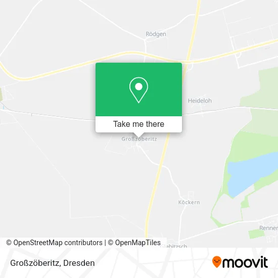 Карта Großzöberitz