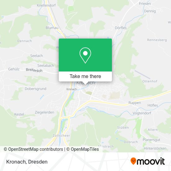 Карта Kronach