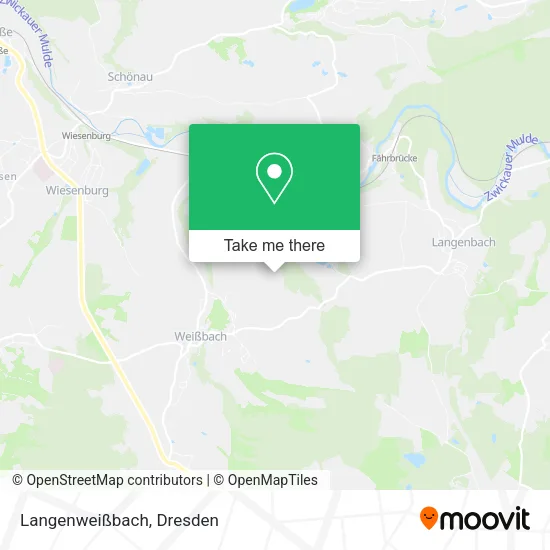 Карта Langenweißbach