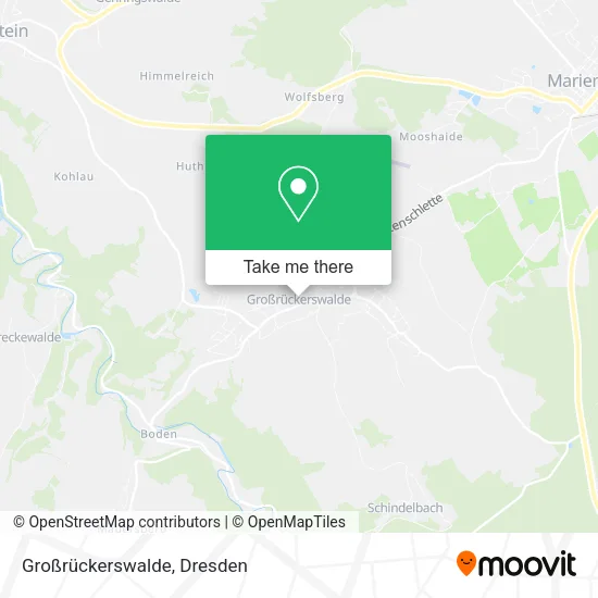 Карта Großrückerswalde