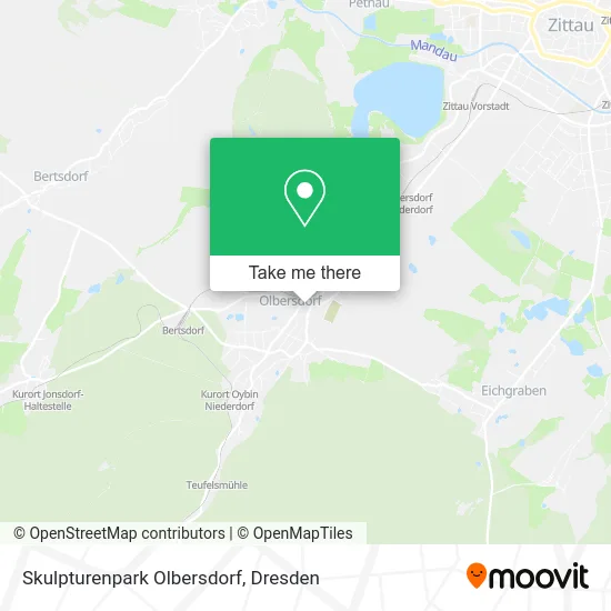 Карта Skulpturenpark Olbersdorf