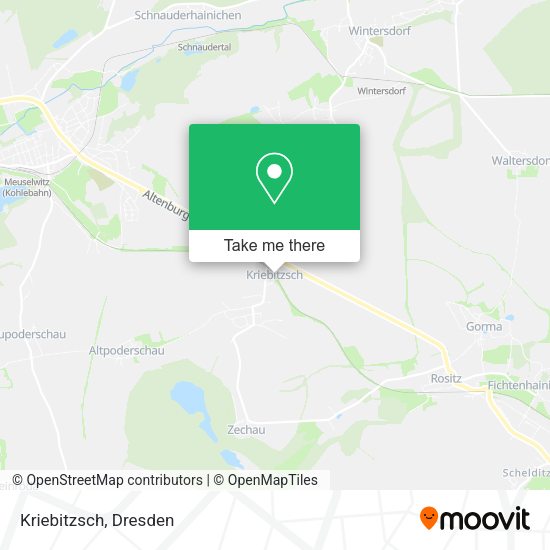 Карта Kriebitzsch