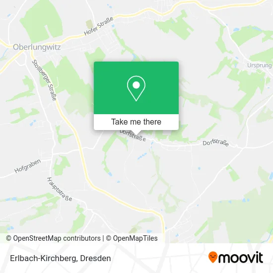 Карта Erlbach-Kirchberg