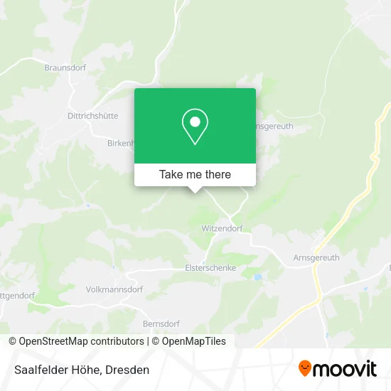 Карта Saalfelder Höhe
