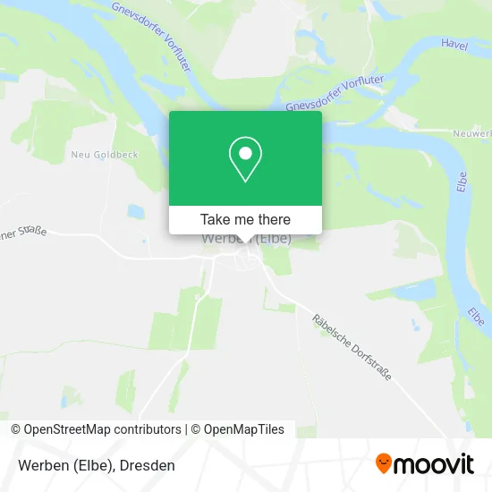Карта Werben (Elbe)