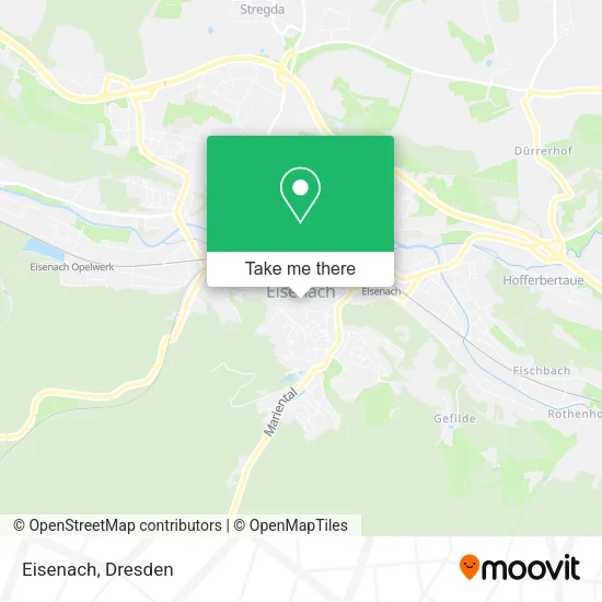 Карта Eisenach