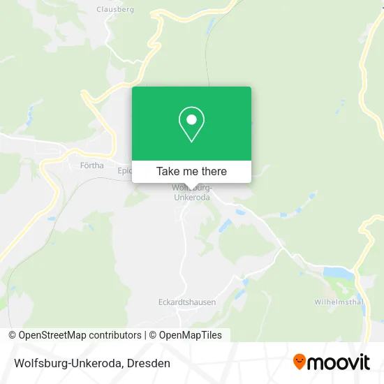 Карта Wolfsburg-Unkeroda
