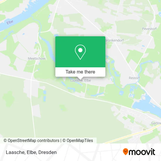 Карта Laasche, Elbe