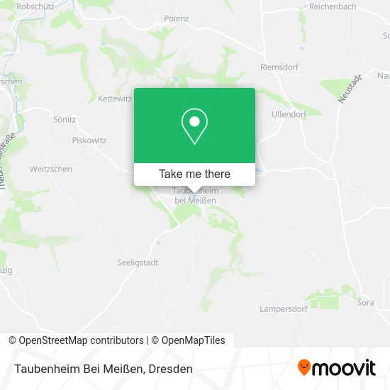 Карта Taubenheim Bei Meißen