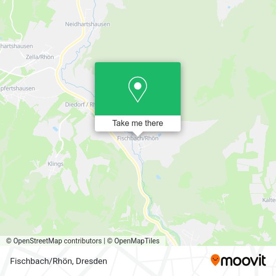 Карта Fischbach/Rhön