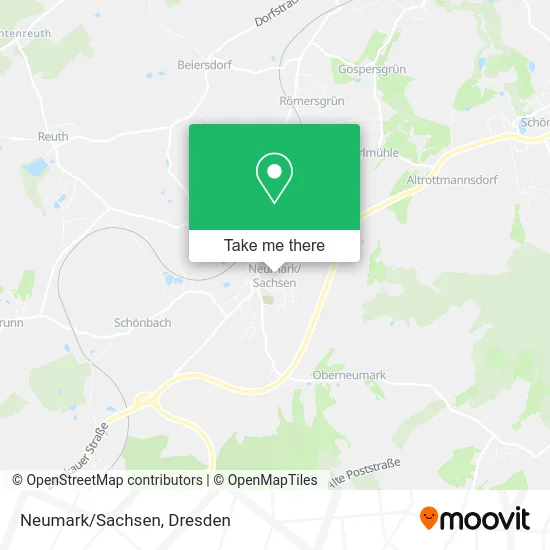 Карта Neumark/Sachsen