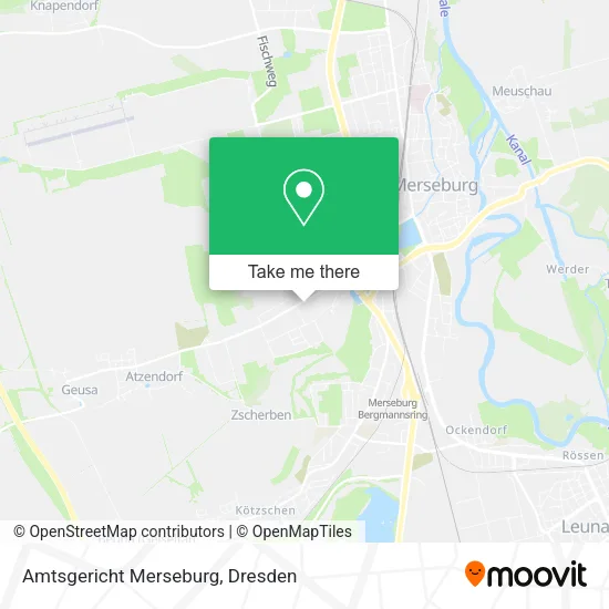 Карта Amtsgericht Merseburg