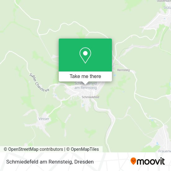 Карта Schmiedefeld am Rennsteig
