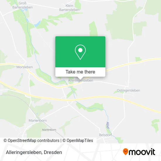 Карта Alleringersleben