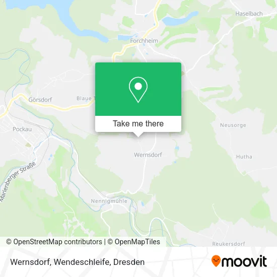 Карта Wernsdorf, Wendeschleife