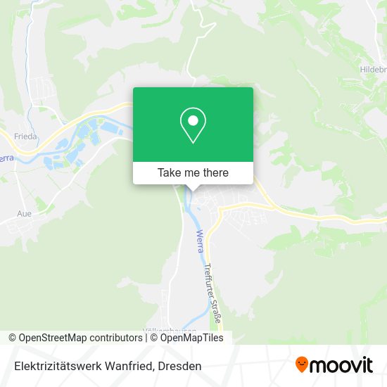 Карта Elektrizitätswerk Wanfried