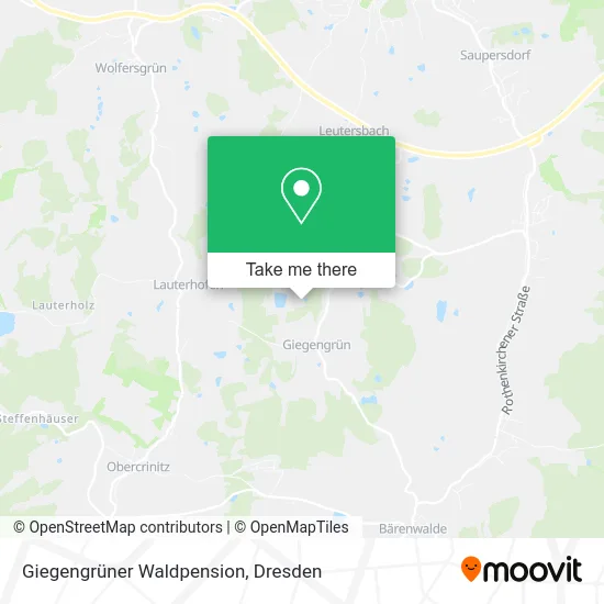 Карта Giegengrüner Waldpension