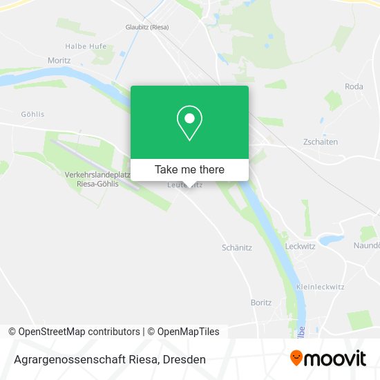 Карта Agrargenossenschaft Riesa