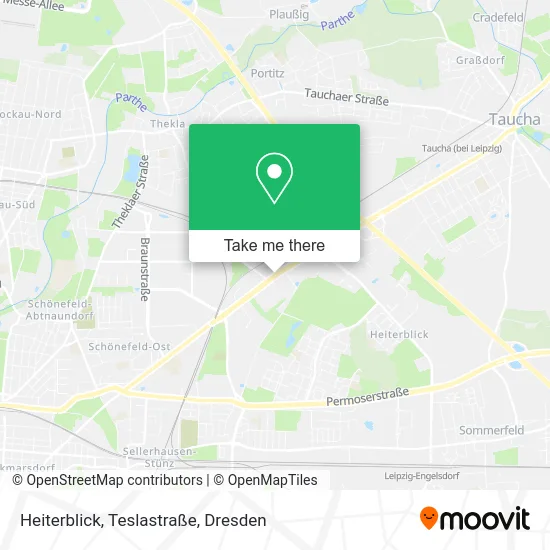 Карта Heiterblick, Teslastraße