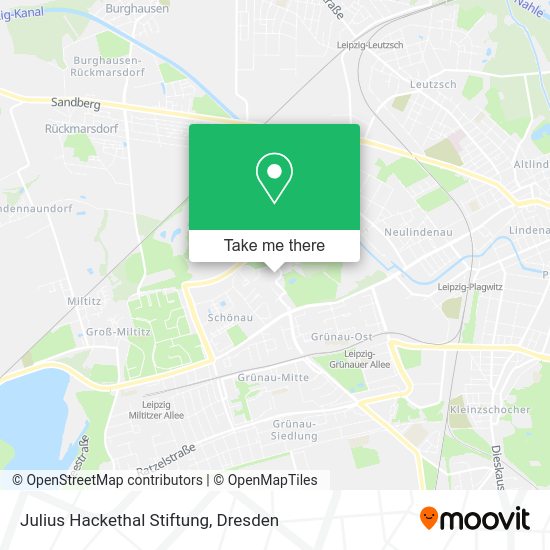 Карта Julius Hackethal Stiftung