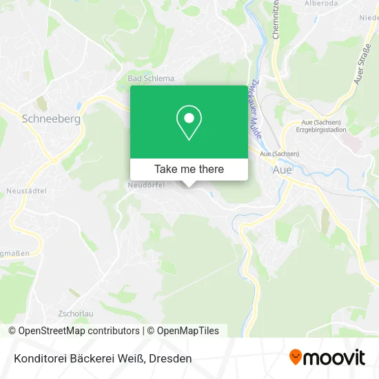 Карта Konditorei Bäckerei Weiß