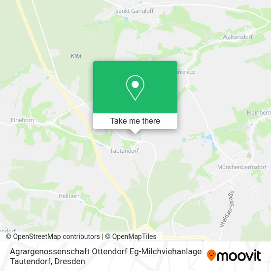 Карта Agrargenossenschaft Ottendorf Eg-Milchviehanlage Tautendorf