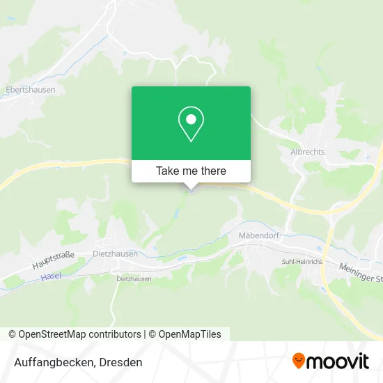 Карта Auffangbecken