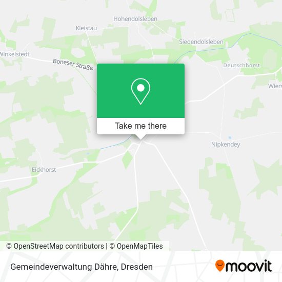 Карта Gemeindeverwaltung Dähre