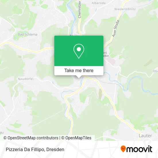 Карта Pizzeria Da Fillipo