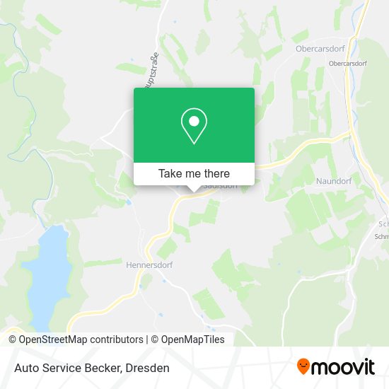 Карта Auto Service Becker