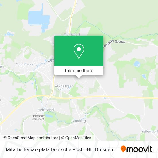 Карта Mitarbeiterparkplatz Deutsche Post DHL