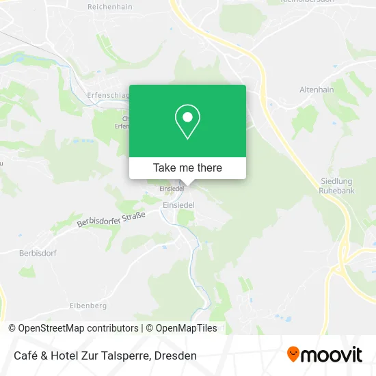 Карта Café & Hotel Zur Talsperre